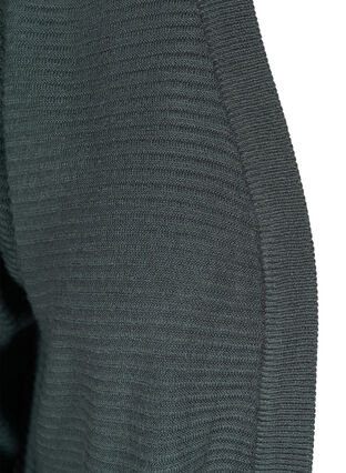 Strikket cardigan med struktur, Dark Slate, Packshot image number 2