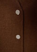 Vest med V-hals og knapper, Brun, Packshot image number 2