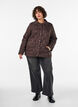 Let vatteret jakke med dekorativ quiltning, Brun, Model image number 1