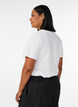 T-shirt i bomuld med print, Hvid, Model image number 2