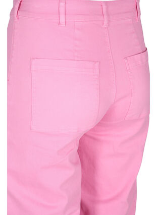 Flared jeans med høj talje, Pink, Packshot image number 3