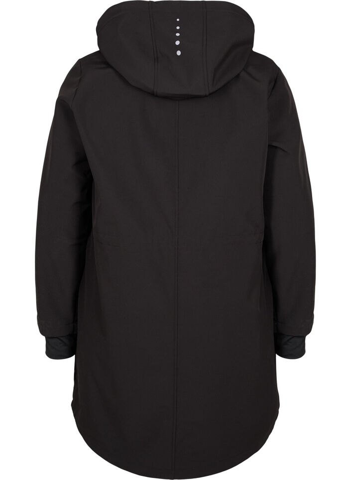 Softshell jakke med tilhørende fleecevest, Black Solid, Packshot image number 1