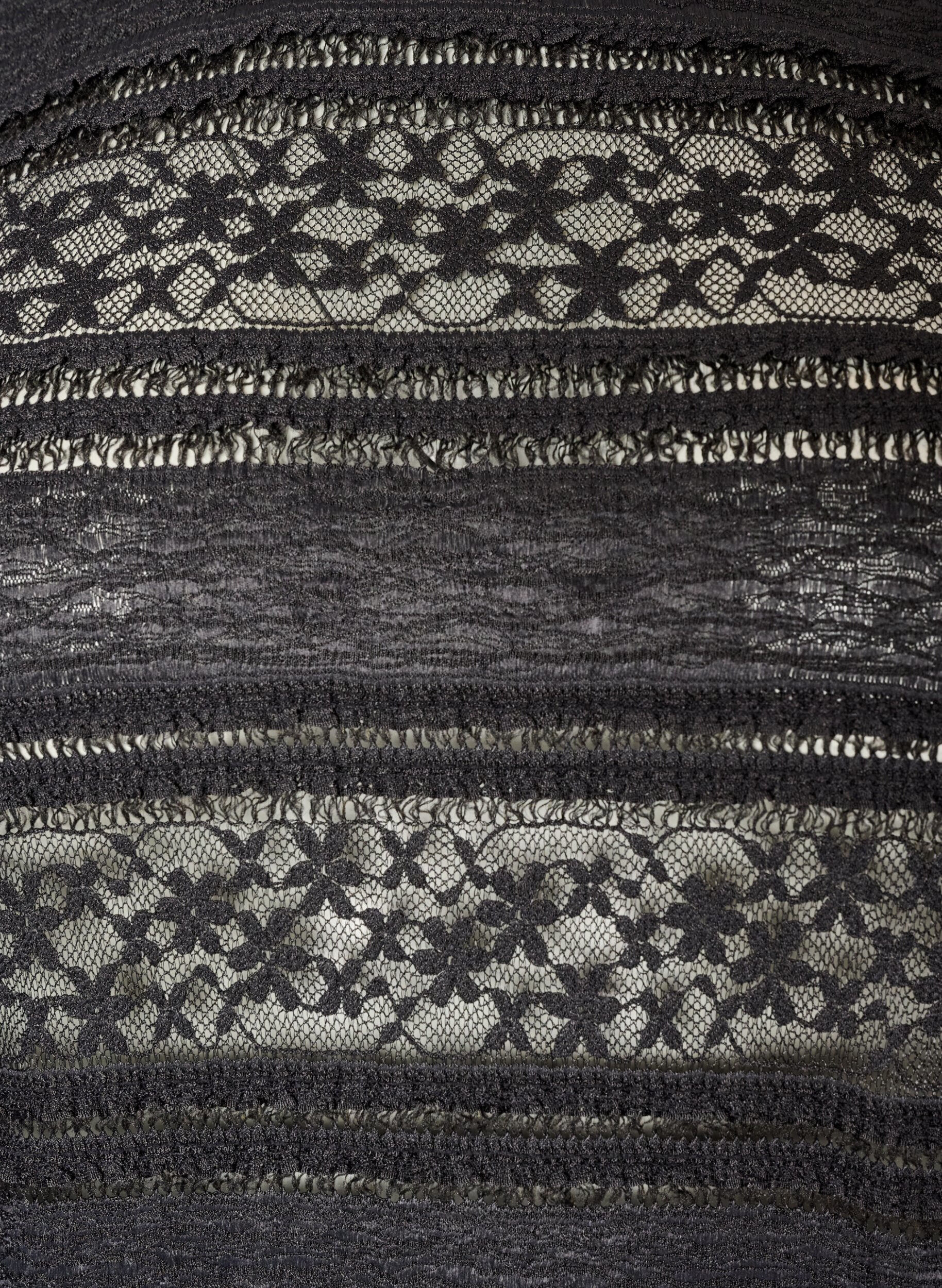 ZizziBlondebluse med lange &aelig;rmer, Sort, Packshot image number 2