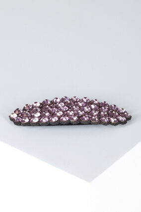 Hårspænde med sten , Purple Shimmer, Packshot image number 1