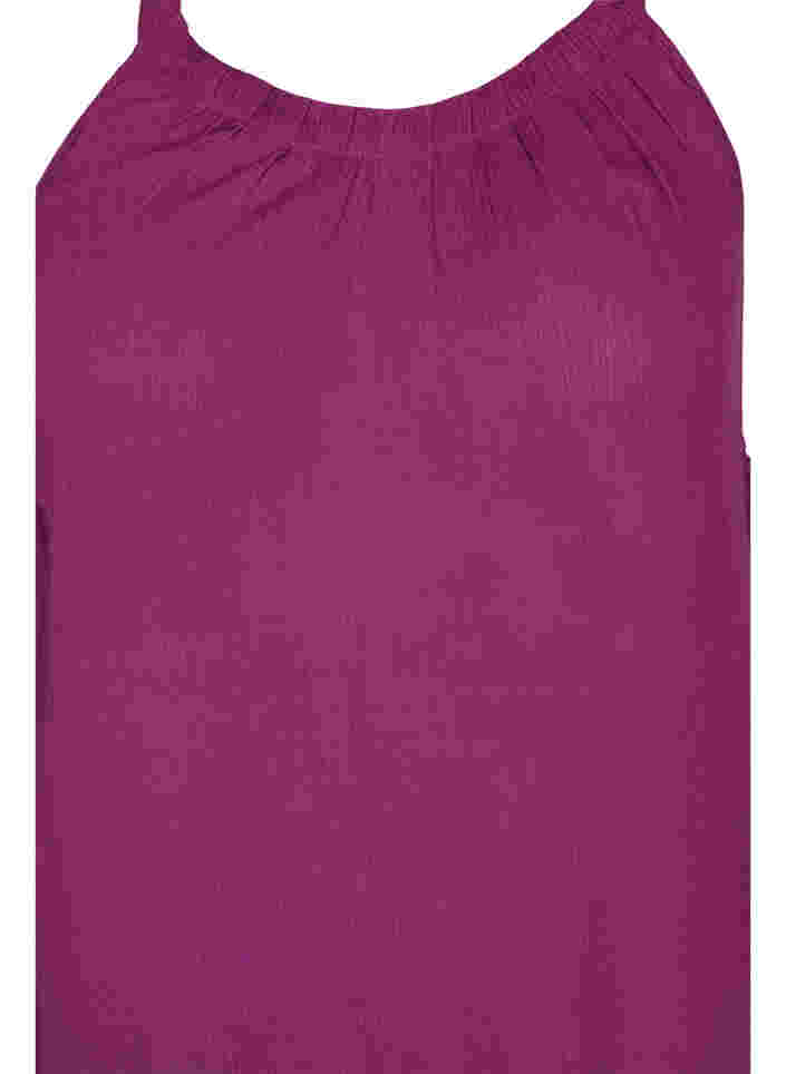 Lang strandkjole i viskose, Dark Purple, Packshot image number 2