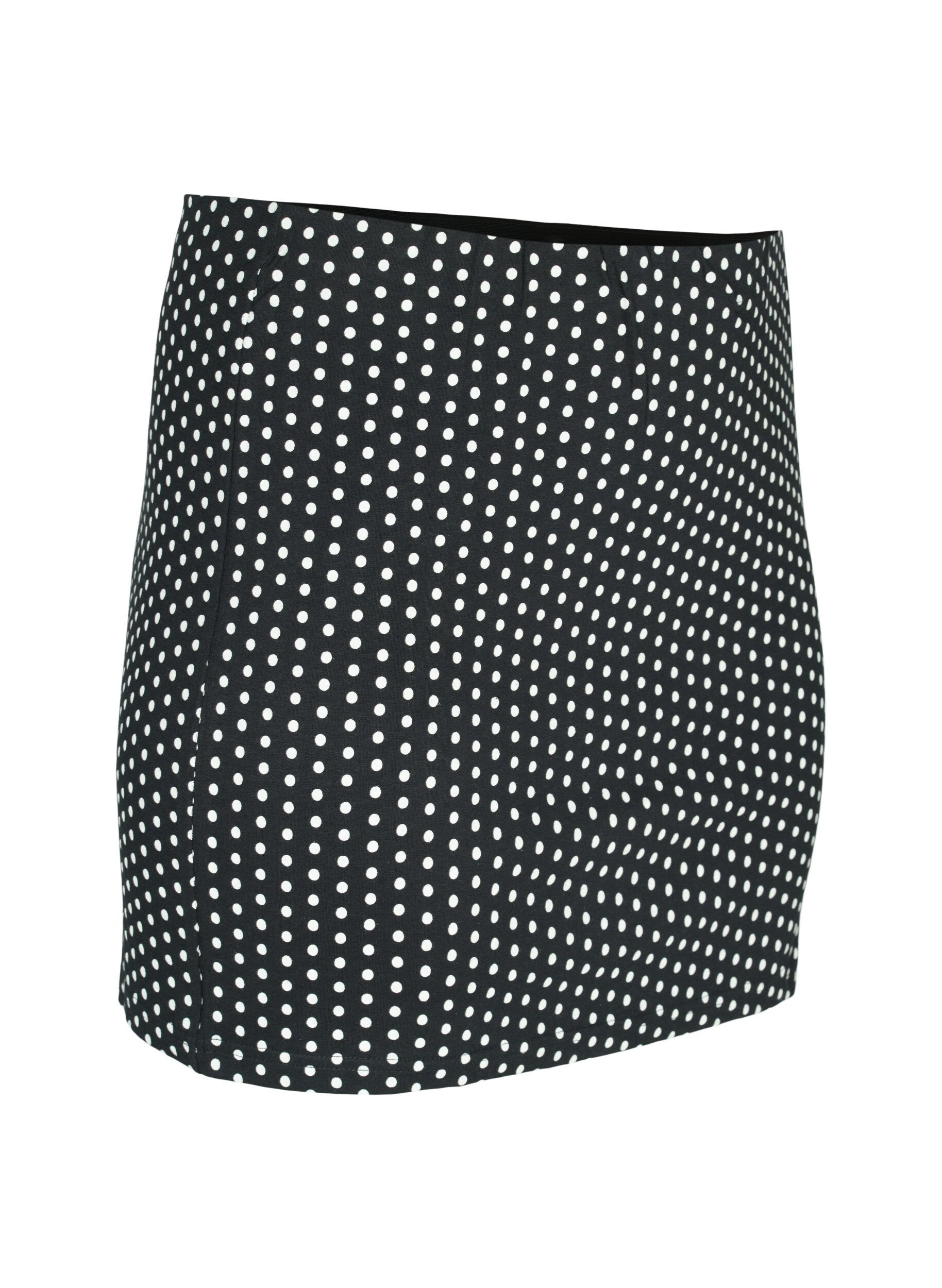 Zizzi 2-pak toppe forl&aelig;nger, Black/Black Dot, Packshot image number 3