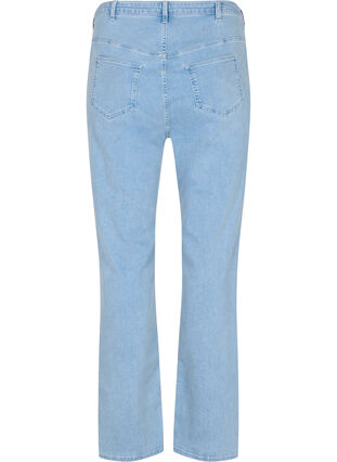 Ekstra højtaljet Megan jeans , Light blue, Packshot image number 1
