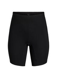 Trusser i bomuld med lange ben, Sort