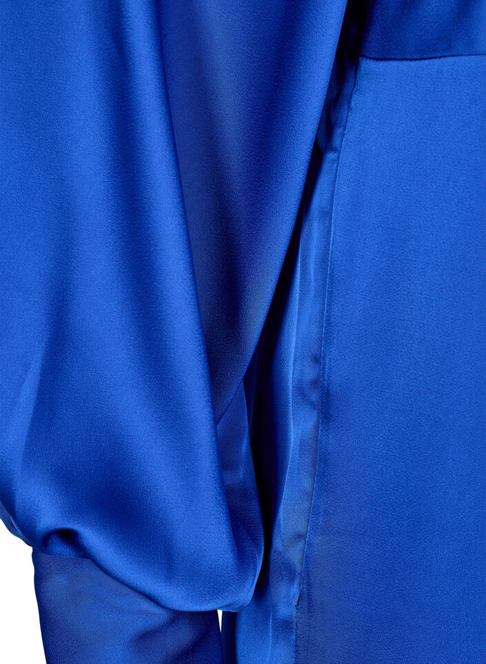 Satinkjole med ballonærmer, Surf the web, Packshot image number 3