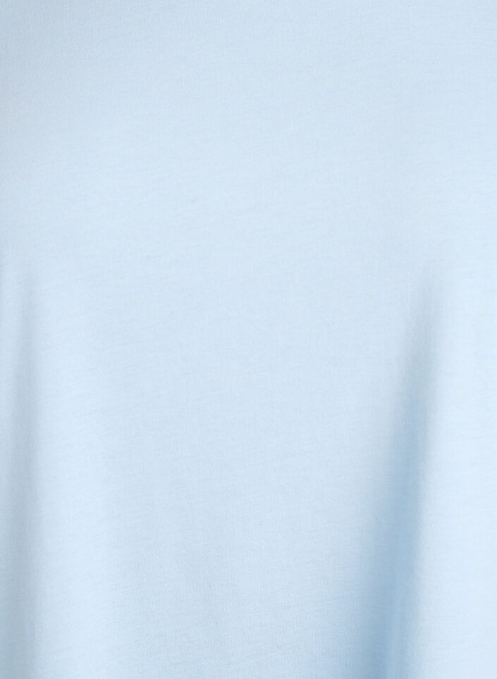 Kort&aelig;rmet t-shirt i bomuldsblanding, Bl&aring;, Packshot image number 2