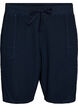 L&oslash;se shorts i bomuld med lommer, Bl&aring;, Packshot image number 0