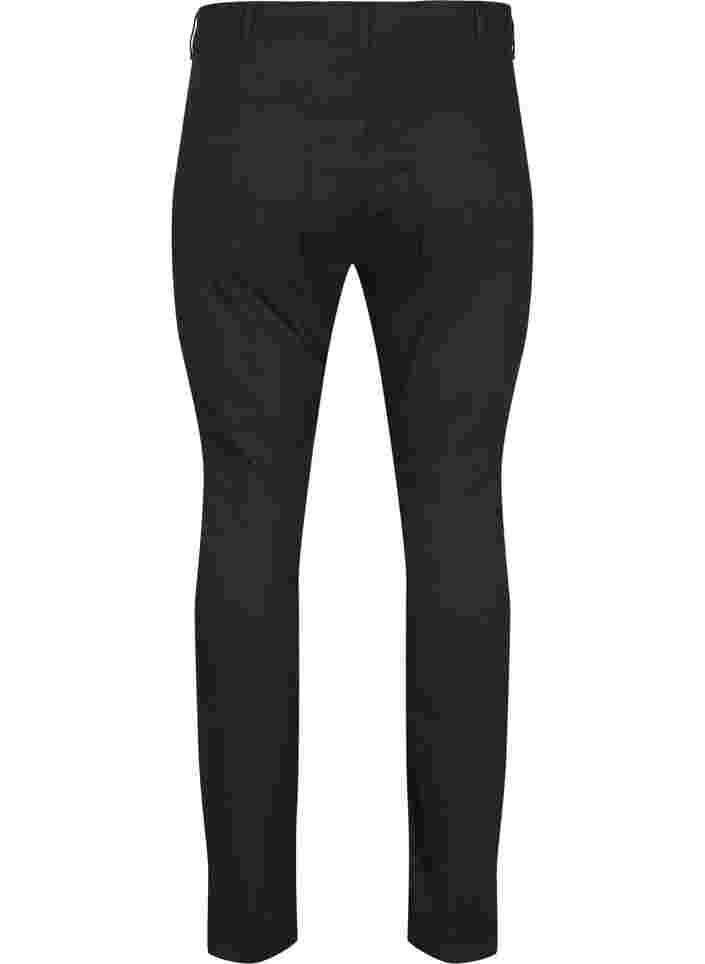Ekstra slim Nille jeans med høj talje, Black, Packshot image number 1