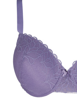 Alma bøjle bh med blonder, Purple Haze, Packshot image number 2