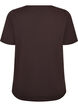 T-shirt med motiv, Brun, Packshot image number 1