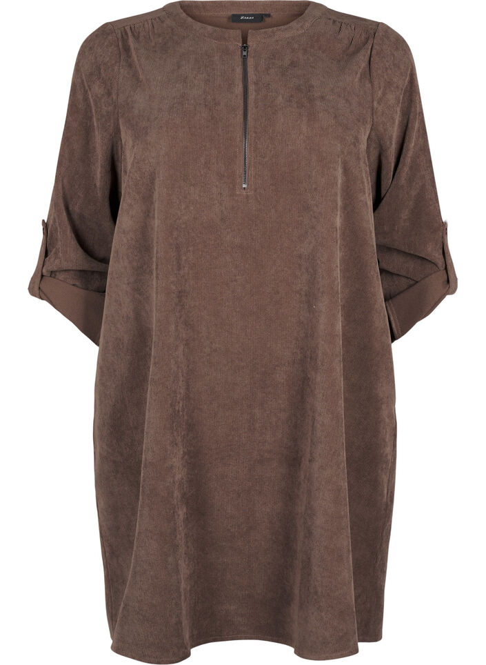 Fl&oslash;jlskjole med lynl&aring;s detalje, Chocolate Martini, Packshot image number 0