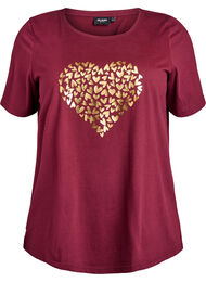 FLASH - T-shirt med motiv, Rød