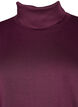 Bluse med turtleneck i modalmix, Mørk Bordeaux, Packshot image number 2