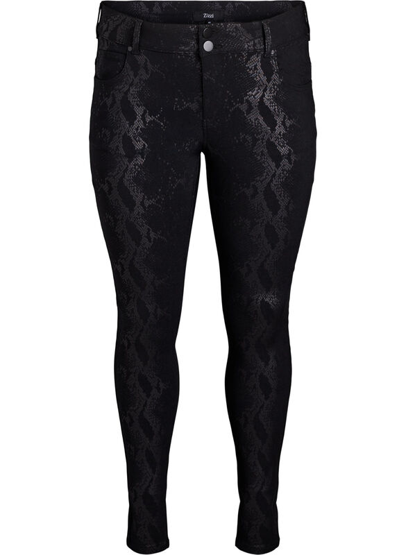 Slim Fit Bukser Med SlangemøNster
