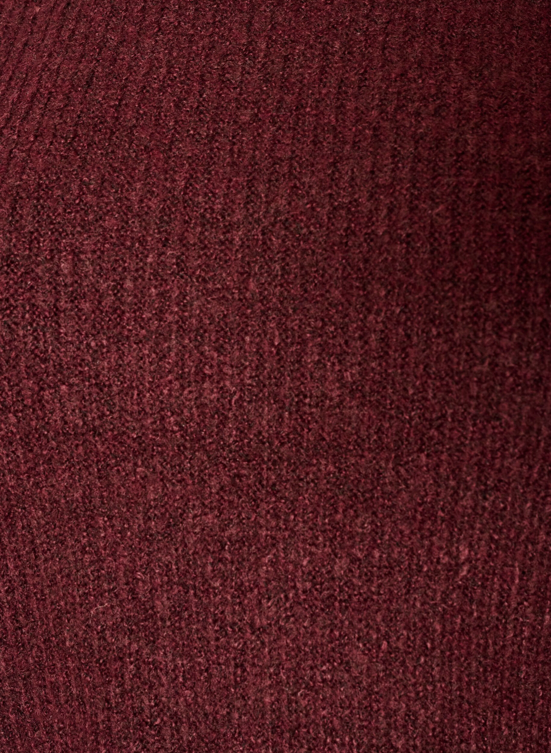 ZizziStrikbluse med A-form, R&oslash;d, Packshot image number 2
