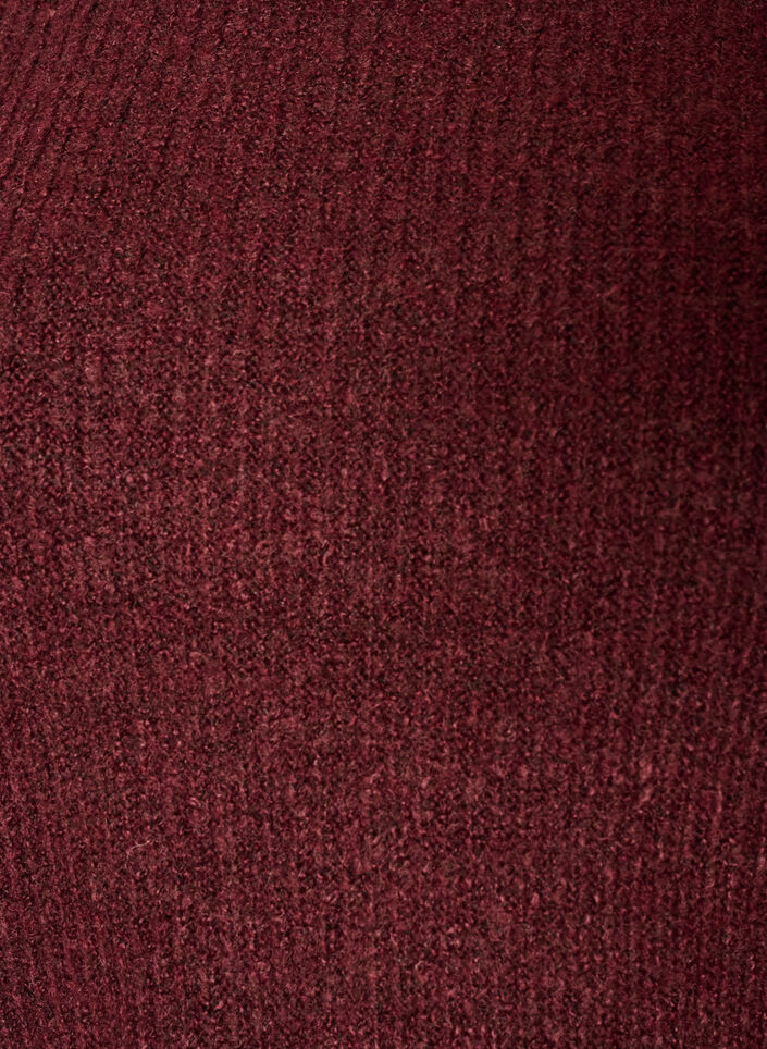 Strikbluse med A-form, R&oslash;d, Packshot image number 2