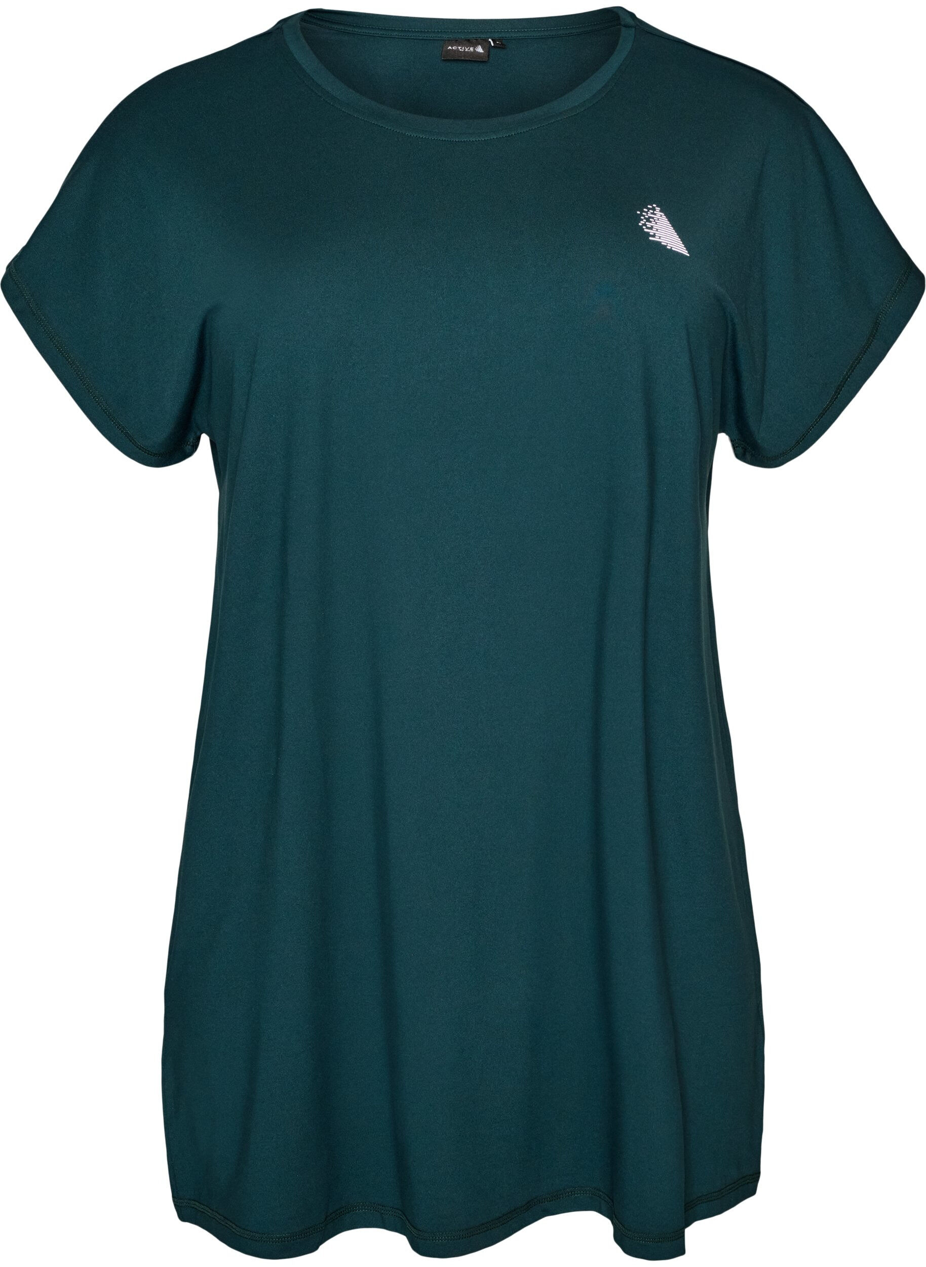 ZizziLang tr&aelig;nings t-shirt, Gr&oslash;n, Packshot image number 0