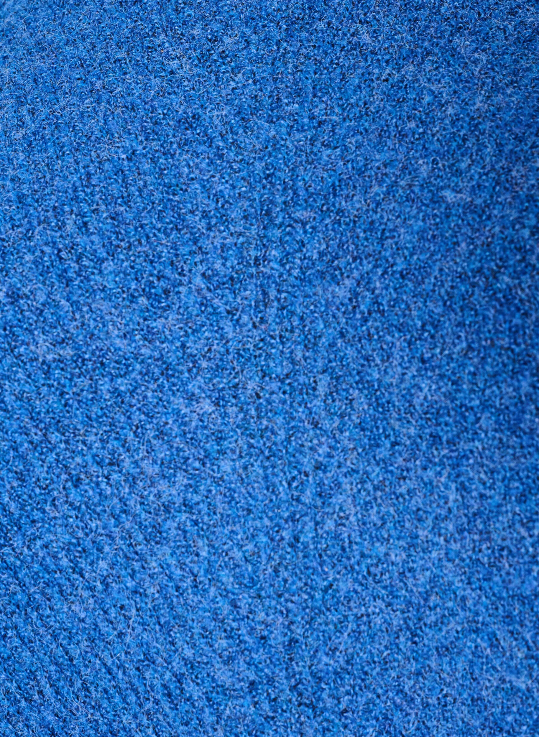 ZizziStrikbluse med diagonalt m&oslash;nster og raglan&aelig;rmer, Bl&aring;, Packshot image number 2