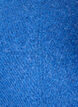 Strikbluse med diagonalt m&oslash;nster og raglan&aelig;rmer, Bl&aring;, Packshot image number 2