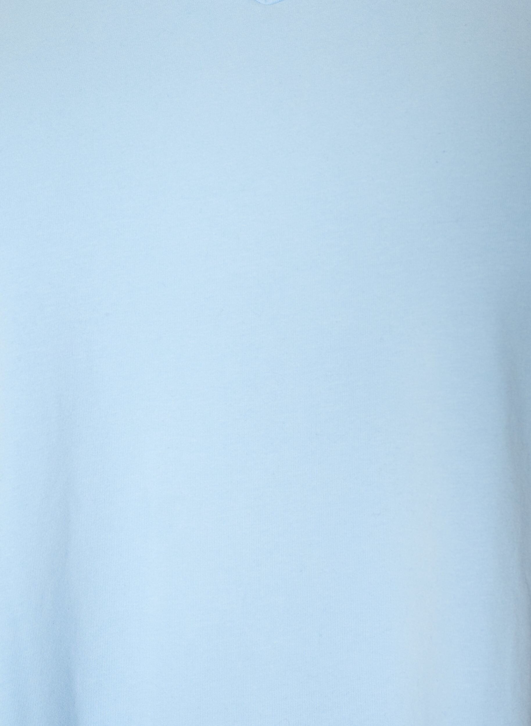 ZizziEnsfarvet basis t-shirt i bomuld, Bl&aring;, Packshot image number 2