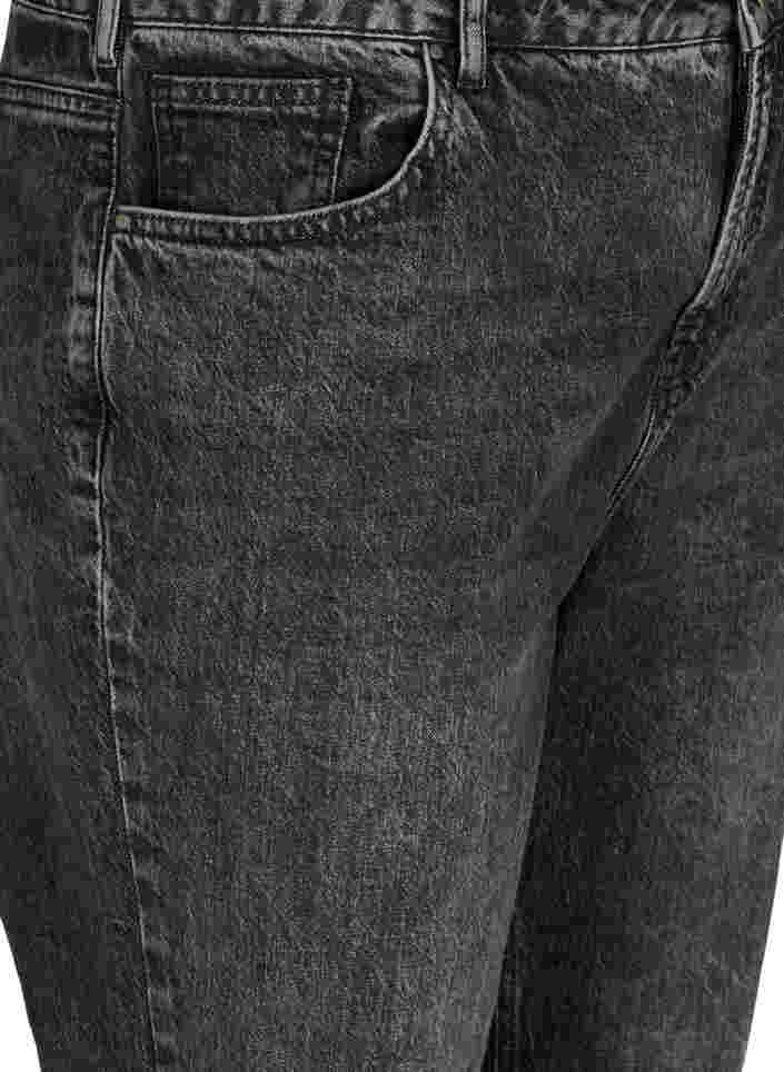 Cropped mom fit Mille jeans med løs pasform, Grey Denim 4, Packshot image number 2
