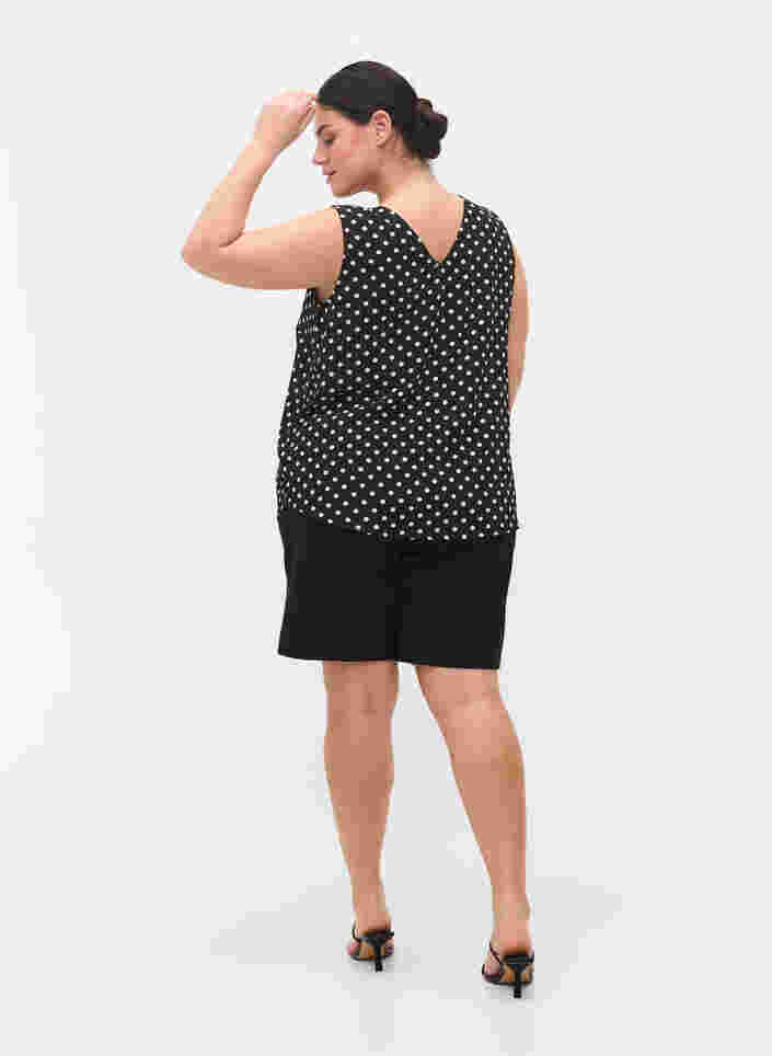 Løse shorts med bindesnøre og lommer, Black, Model image number 0