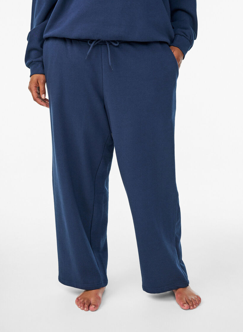 Sweatpants med lommer, Bl&aring;, Model image number 2