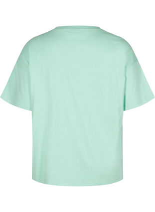 Kortærmet t-shirt i bomuld, Lichen, Packshot image number 1