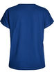 L&oslash;s tr&aelig;nings t-shirt med v-hals, Bl&aring;, Packshot image number 1