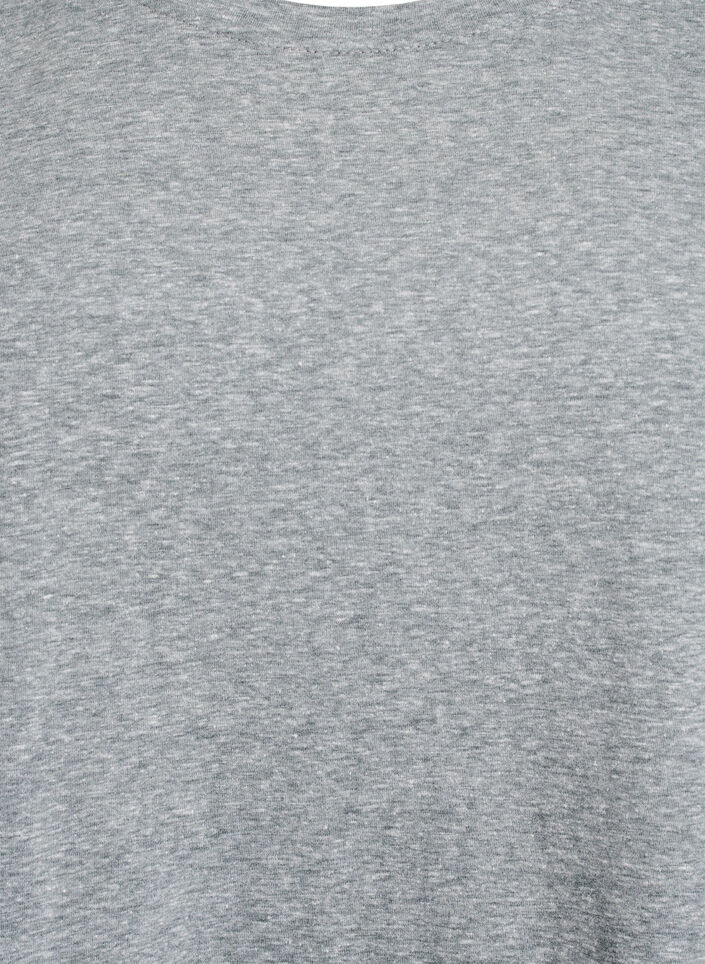 Meleret t-shirt med korte &aelig;rmer, Gr&oslash;n, Packshot image number 2