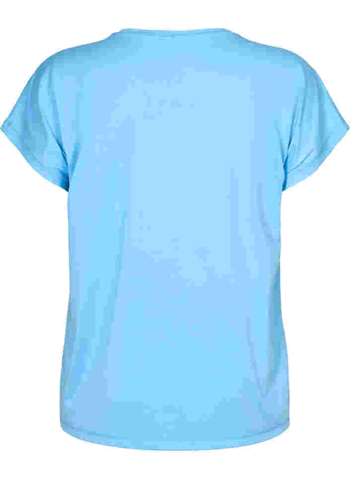 Kortærmet trænings t-shirt, Alaskan Blue, Packshot image number 1