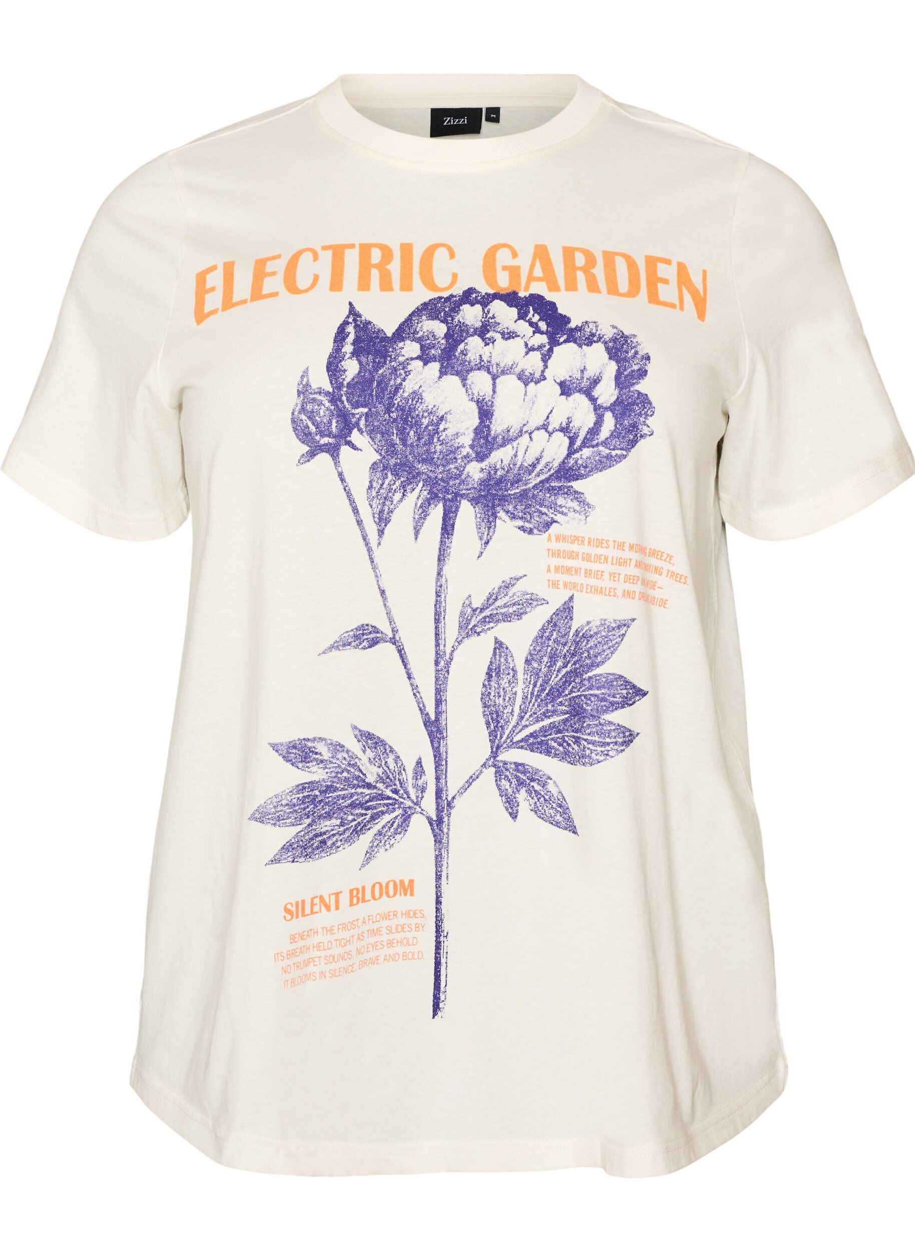 T-shirt i bomuld med print