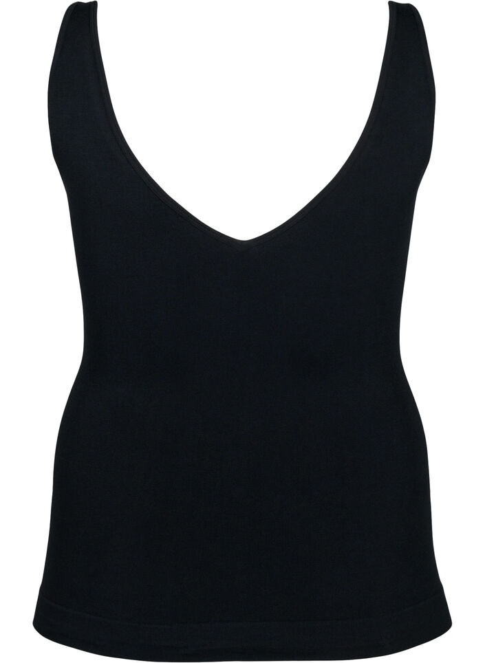 Seamless top i modal, Black, Packshot image number 1