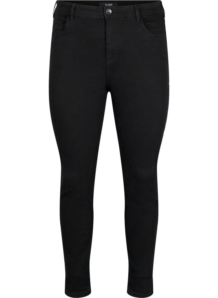  Jeans med super slim fit, Sort, Packshot image number 0