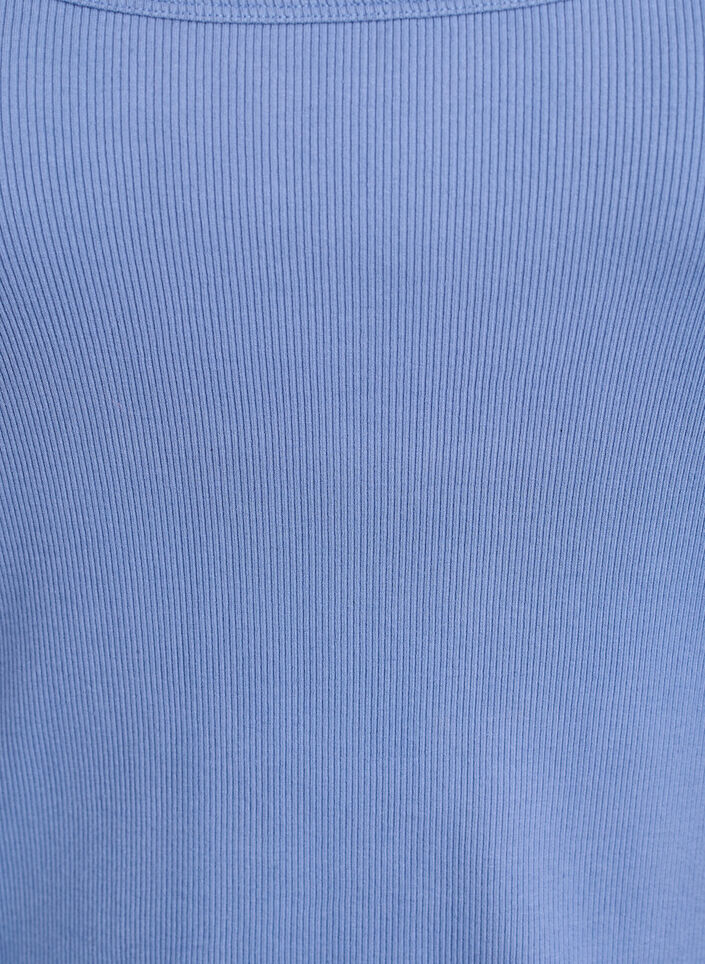 Ribtop med firkantet udsk&aelig;ring, Lilla, Packshot image number 2