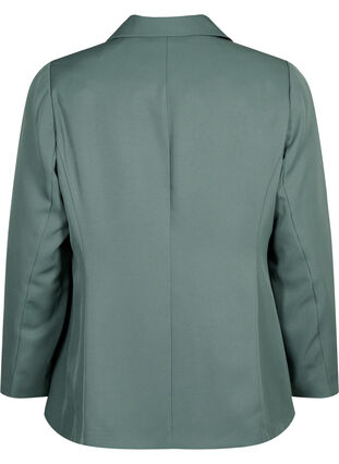 FLASH - Enkel blazer med knap, Balsam Green, Packshot image number 1