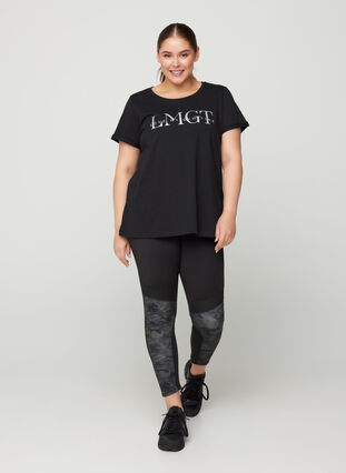 Trænings t-shirt med print, Black LMGT, Model image number 2