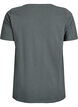Ensfarvet basis t-shirt i bomuld, Gr&oslash;n, Packshot image number 1