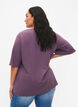Kortærmet bluse med a-shape, Vintage Violet, Model image number 1