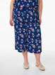Culottebukser med print, Bl&aring;, Model image number 2