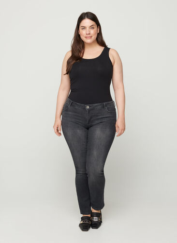 Emily jeans, Grey Washed, Model image number 0