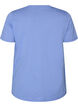 Basis t-shirt i bomuld med rund hals, Lilla, Packshot image number 1