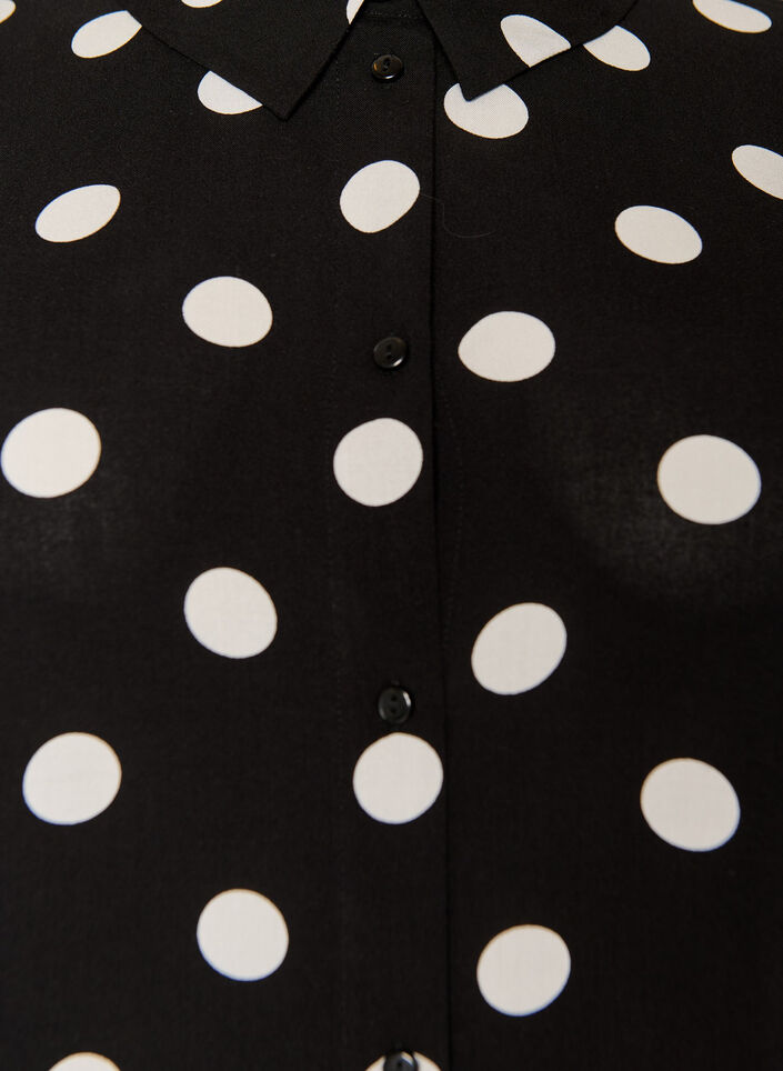 L&oslash;stsiddende lang skjorte i viskose, Vanilla, Packshot image number 2