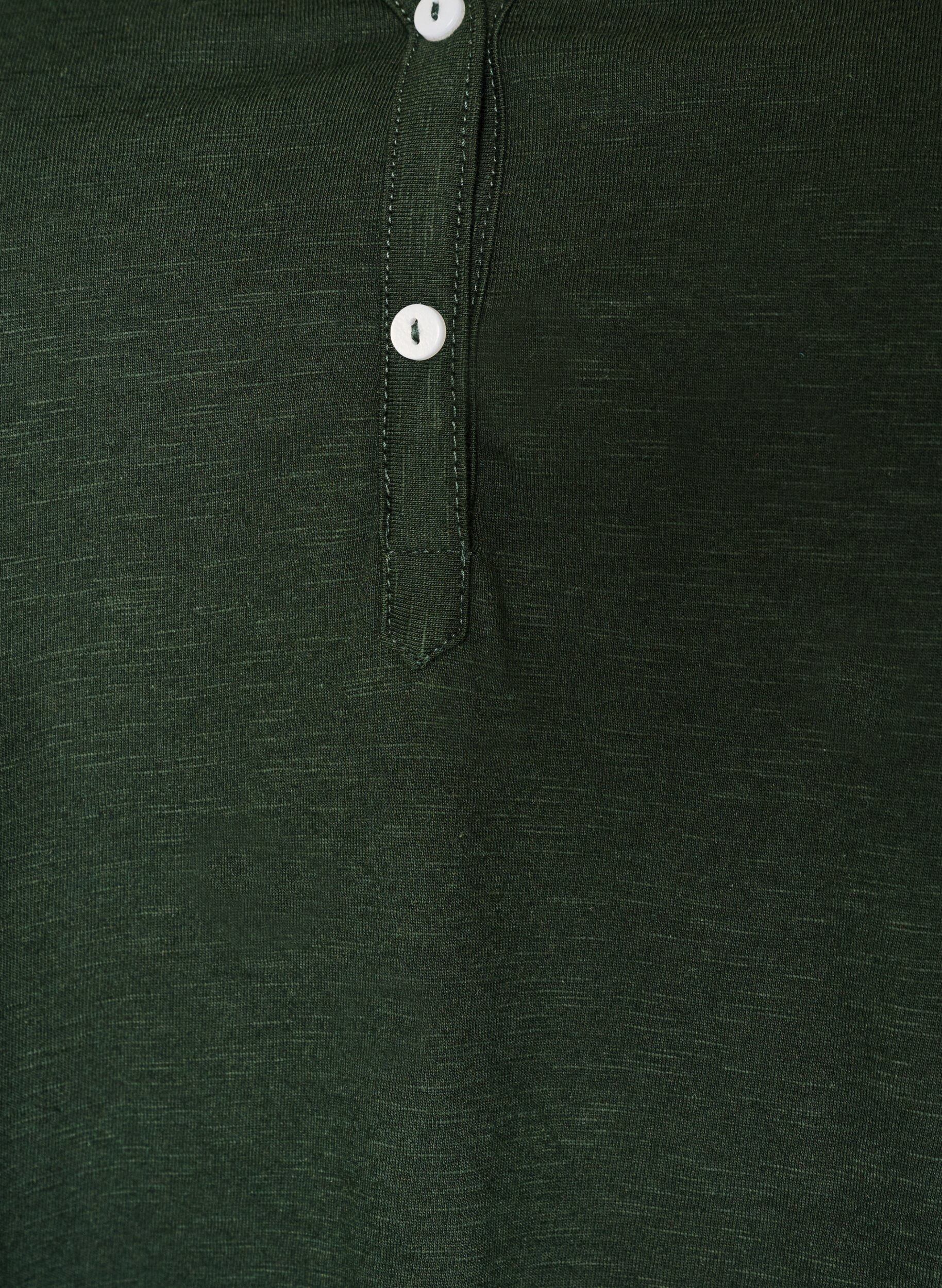 ZizziT-shirt med knapdetalje, Gr&oslash;n, Packshot image number 2