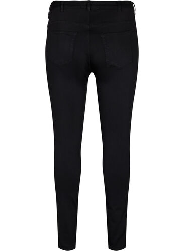 Stay black Amy jeans med høj talje, Black, Packshot image number 1