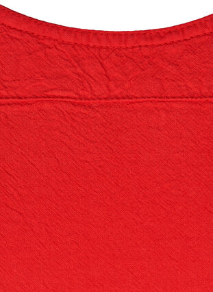 Bluse med korte ærmer, Lipstick Red, Packshot image number 2